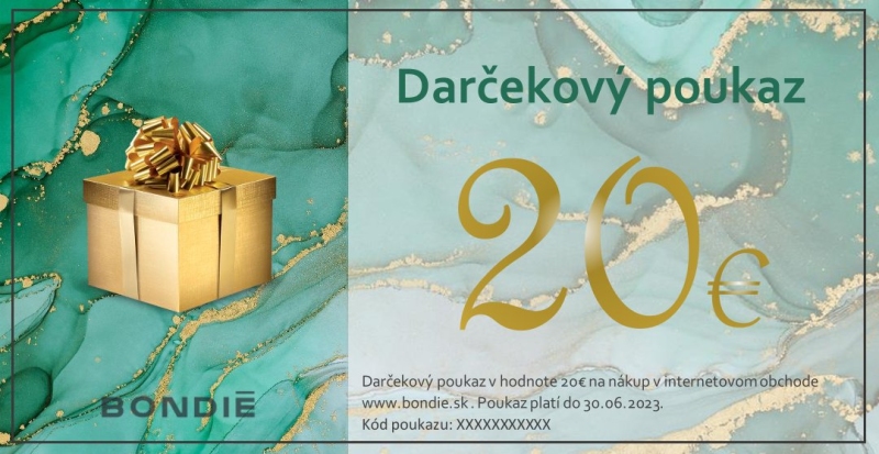 Online poklon bon - 20 €