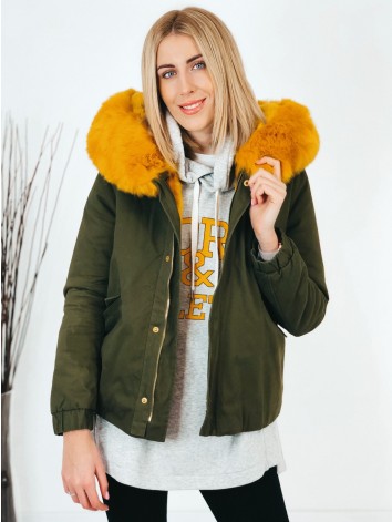 Női khaki parka Yellow