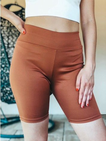 Női barna kerékpáros leggings Melisa