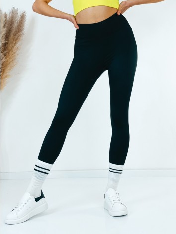 Női fitness fekete leggings GORGEOUS