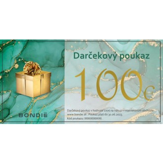 Online darčekový poukaz v hodnote 100 €