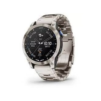 Hodinky Garmin D2™ Mach 1 Vented Titanium Bracelet 010-02582-51