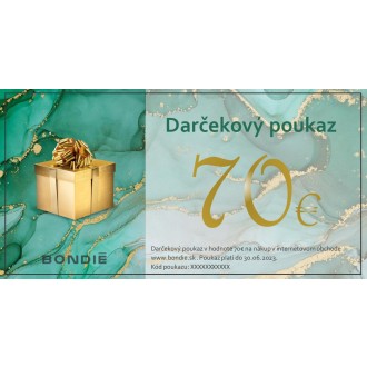 Online darilni bon - 70 €